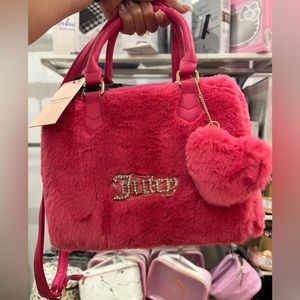 Juicy Couture bag Fluffy Fur pink satchel